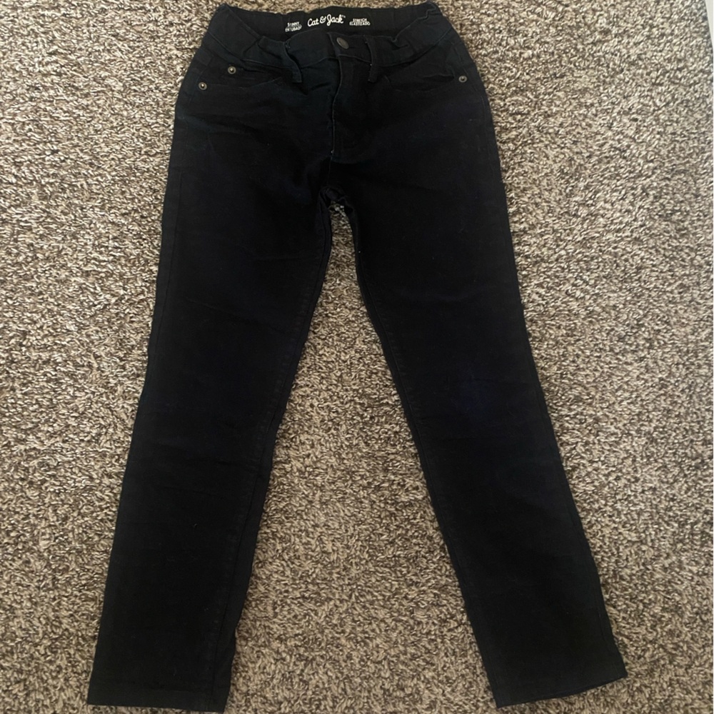 Cat & Jack Women's Straight Leg Black Jeans